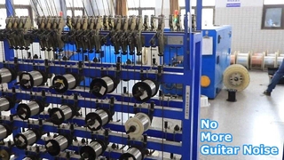 저소음 기타 케이블 10FT 30FT 검정색 편조