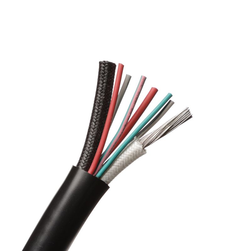 커스터마이징 16 AWG 1 쌍 고체 PVC 엽록소 보호 및 PVC 재킷 EV 충전 케이블