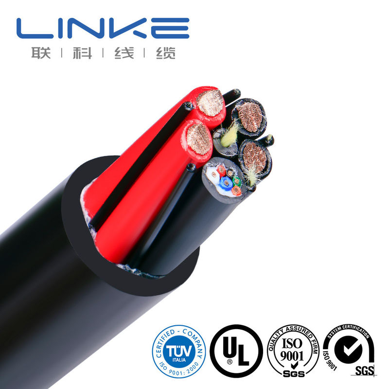 TUV 인증 H07bz5-F 3G1.5mm sup2 2X0.5mm sup2 구리 코어와 함께 AC EV 충전 케이블
