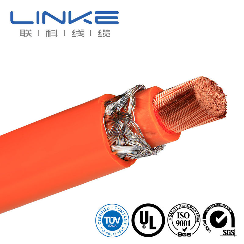 120mm2 전압 EV 케이블 와이어링 허리네스 실리콘 보호 케이블 및 패키지 크기