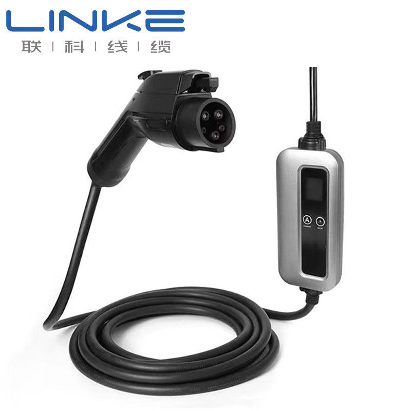 전기 자동차용 32A 정격 전류 IP65 보호 등급 실리콘 재킷 EV 충전 케이블