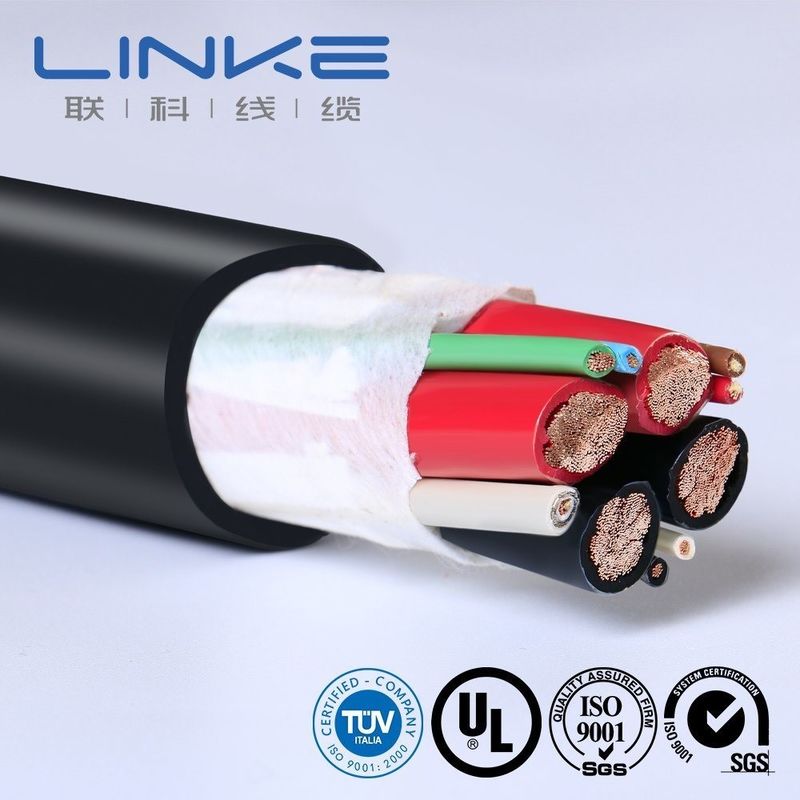 105도 AC 300/500V 맨 구리 선도자 실리콘 단열 EV 충전 케이블 스마트 자동차 연결