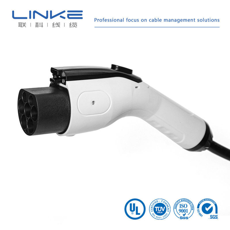 5m 전기 차량 충전 케이블 16A 32A TUV Sud 인증 AC 스테이션 연결 플러그