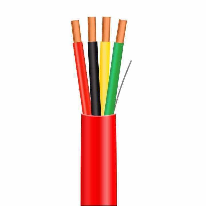 엘리베이터 둥근 케이블 PVC 단열 재킷 다중 코어 저연소 제로 할로겐 케이블과 부드러운 와이어