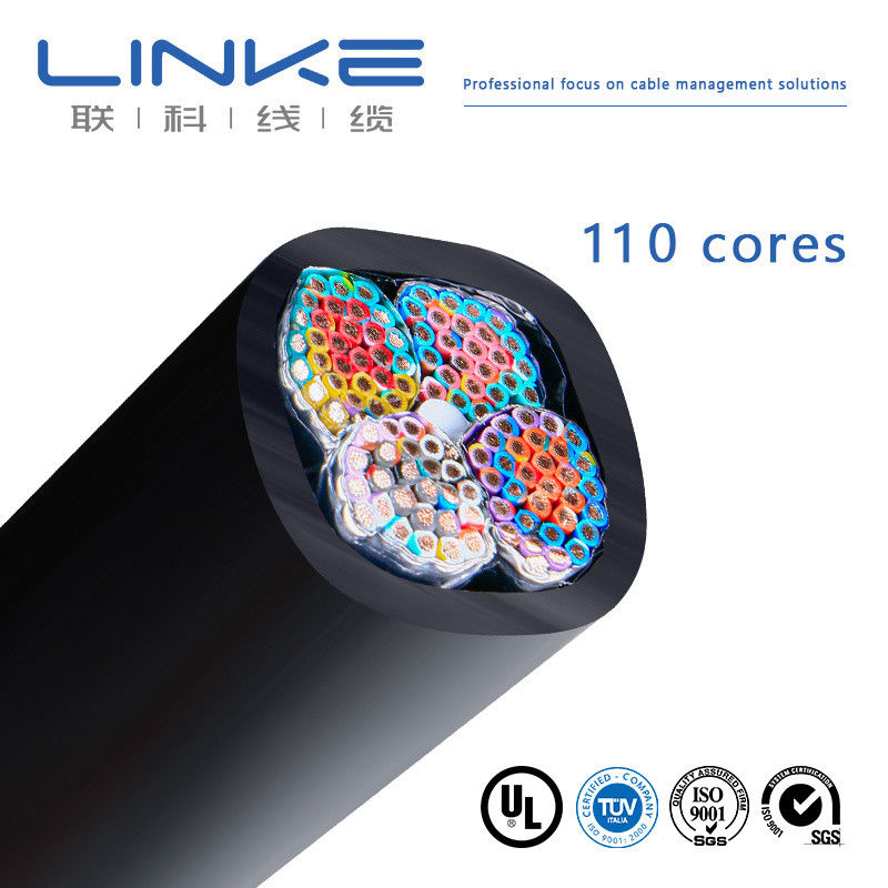 UL2464 22awgx110c Sr-PVC 틴 된 구리 케이블 반도체 제어 라인 110 코어 다중 코어 와이어