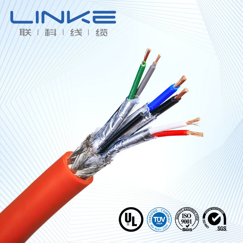 불에 저항하는 구리 특수한 케이블 PVC XLPE 또는 실리콘 고무 단열