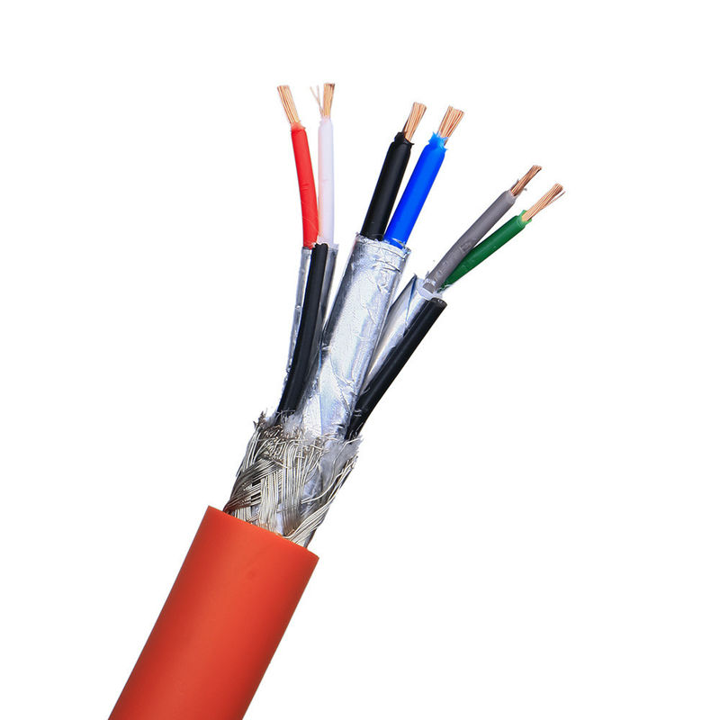 불에 저항하는 구리 특수한 케이블 PVC XLPE 또는 실리콘 고무 단열