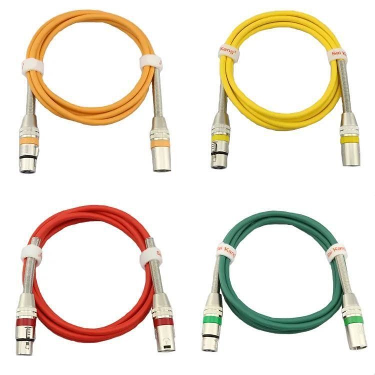 커스터마이징 가능한 길이 XLR 케이블, 높은 음질과 전문 오디오를 위한 광염 나사 와이어