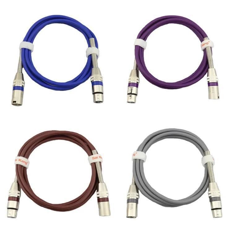 커스터마이징 가능한 길이 XLR 케이블, 높은 음질과 전문 오디오를 위한 광염 나사 와이어