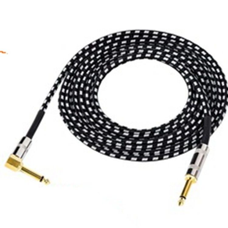 10FT 전기 악기 오디오 케이블 3m 잭에서 잭 커스텀 커넥터 6.35mm 옵션