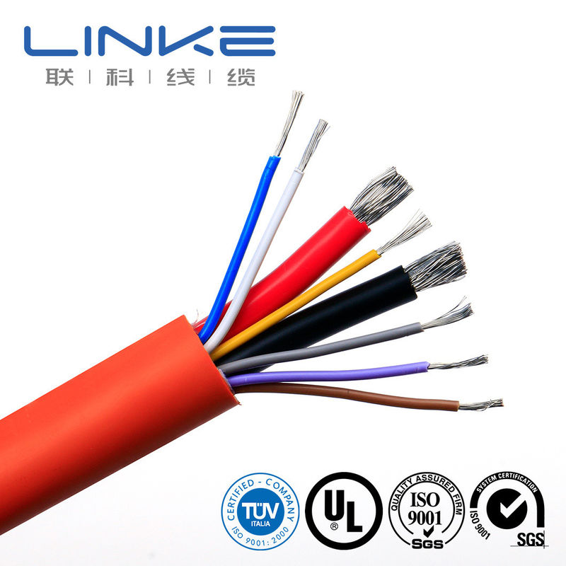 10-30AWG 고온 PVC 단열 UL1015 장치 케이블 구리 / 캔 구리 전도기