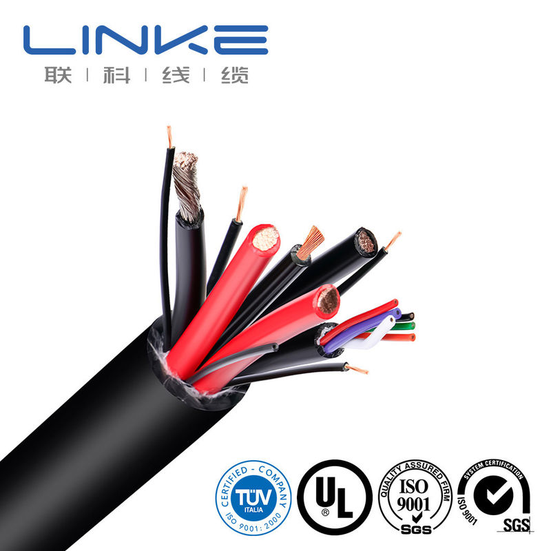 10-30AWG 고온 PVC 단열 UL1015 장치 케이블 구리 / 캔 구리 전도기