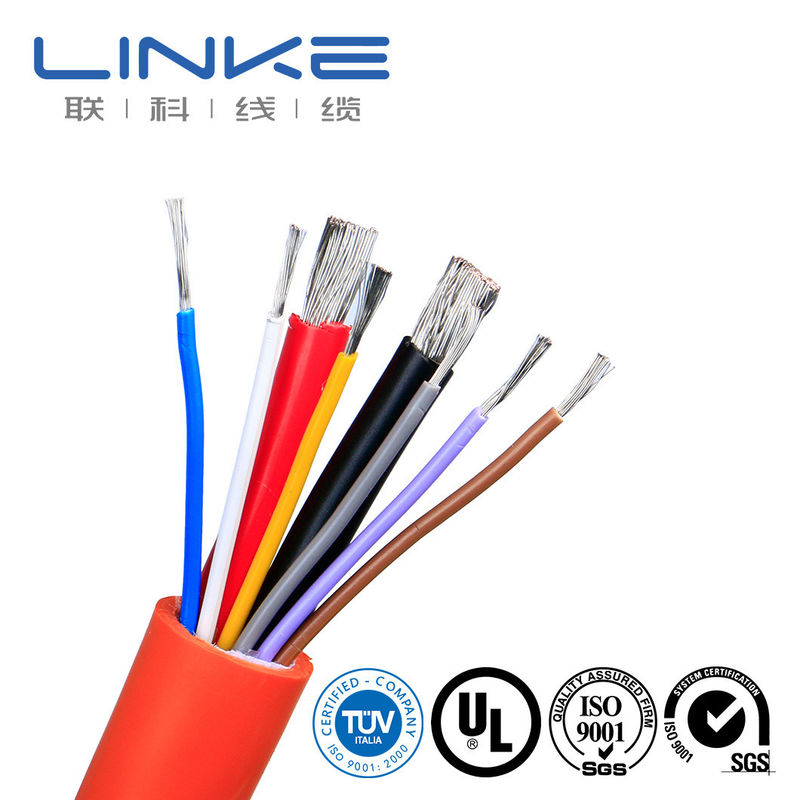 10-30AWG 고온 PVC 단열 UL1015 장치 케이블 구리 / 캔 구리 전도기