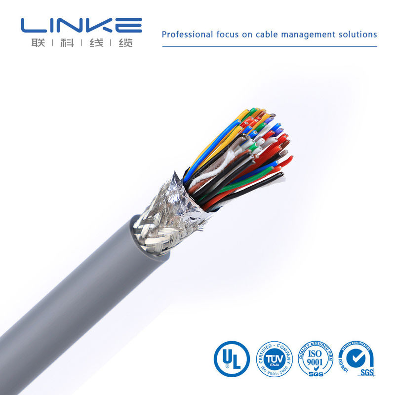 UL2464 다중 코어 전력 케이블 22 AWG PVC 재킷 틴 구리 유도체