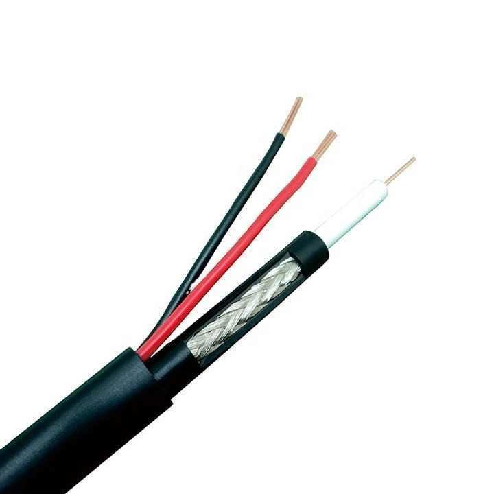UL1007 30 AWG 블랙 파워 PVC 구리 선도자 전기 전력 코아시얼 전기 케이블