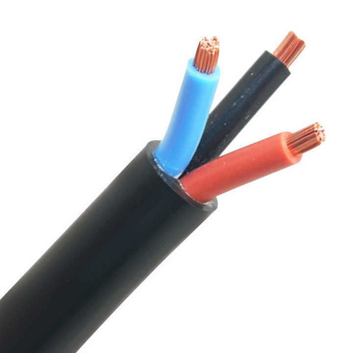 구리 코어 전기 고무 광산 케이블 25mm2 수중 생선 공장