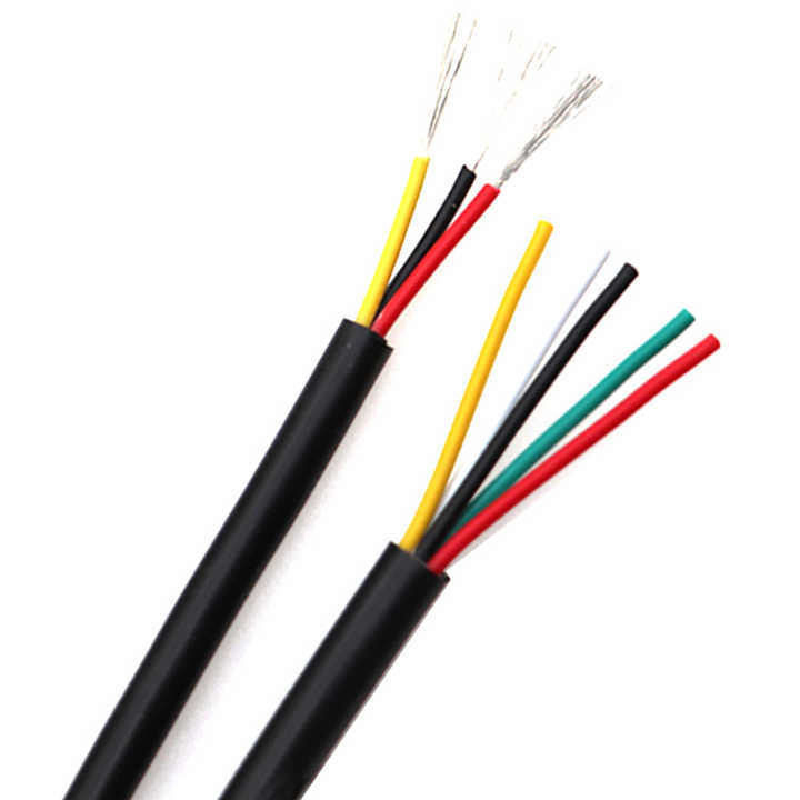 20AWG UL2464 멀티 코어 전기 와이어 2 코어 PVC 유연 USB 데이터 케이블 롤 USB 케이블 초기 지불 등급 온도 -60± 200C