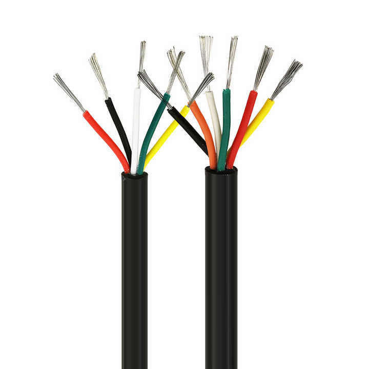 20AWG UL2464 멀티 코어 전기 와이어 2 코어 PVC 유연 USB 데이터 케이블 롤 USB 케이블 초기 지불 등급 온도 -60± 200C