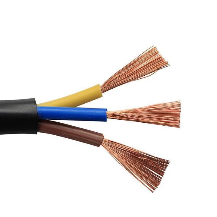 부드러운 성능을 위해 지하 PVC 고무 코팅 유연 0.5mm2 전기 케이블