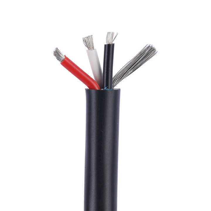 부드러운 성능을 위해 지하 PVC 고무 코팅 유연 0.5mm2 전기 케이블