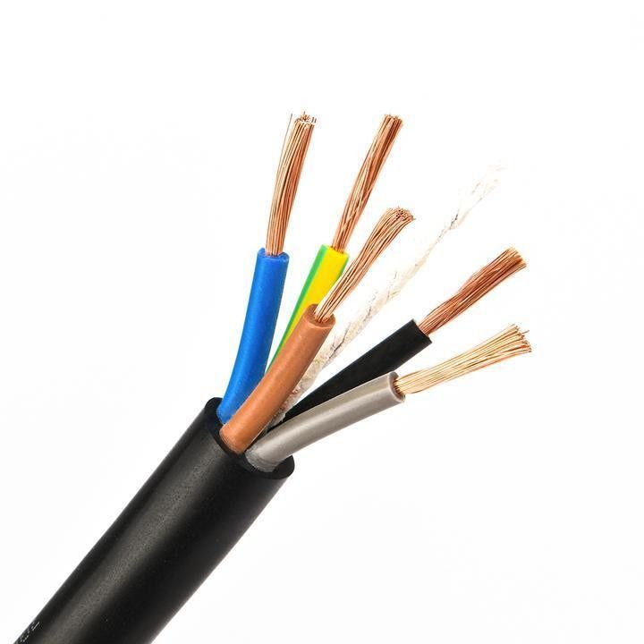 부드러운 성능을 위해 지하 PVC 고무 코팅 유연 0.5mm2 전기 케이블