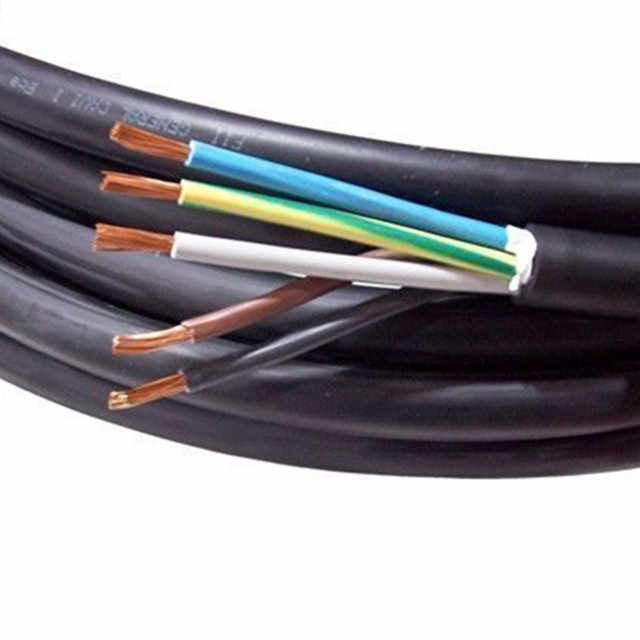 3X2.5mm 잠수 펌프 16mm 4 코어 유연 불에 저항 4G 1.5mm2 고무 수중 방수 UTP 케이블