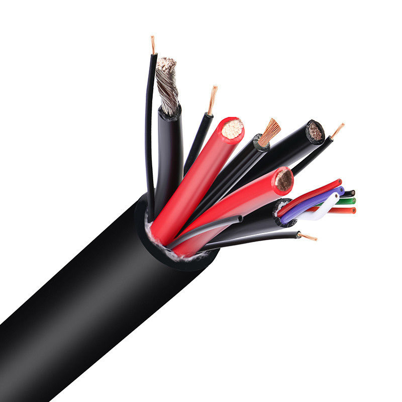 3X2.5mm 잠수 펌프 16mm 4 코어 유연 불에 저항 4G 1.5mm2 고무 수중 방수 UTP 케이블