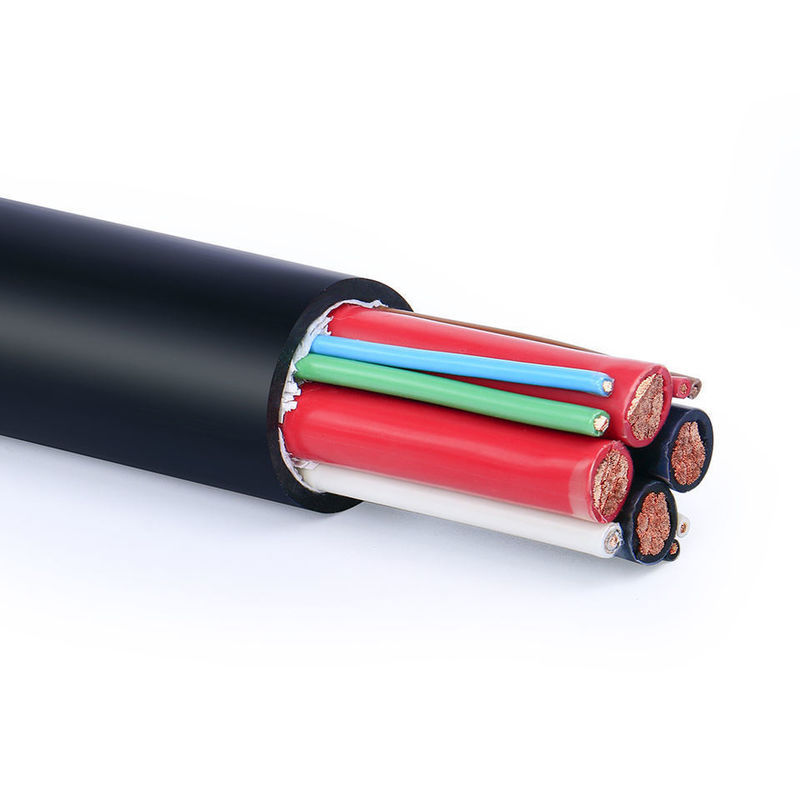 3X2.5mm 잠수 펌프 16mm 4 코어 유연 불에 저항 4G 1.5mm2 고무 수중 방수 UTP 케이블