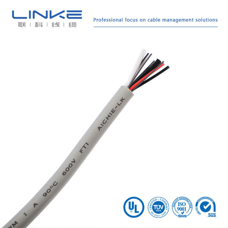 UL 2587 낮은 전압 전기 모터 케이블과 FEP 단열 및 PVC 자켓 PVC 단열 틴 와이어
