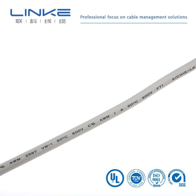 UL 2587 낮은 전압 전기 모터 케이블과 FEP 단열 및 PVC 자켓 PVC 단열 틴 와이어