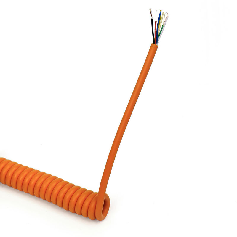 구리 선도자 PVC 껍질 방화 retardant 확장 납 나선 회전 스프링 전력 케이블