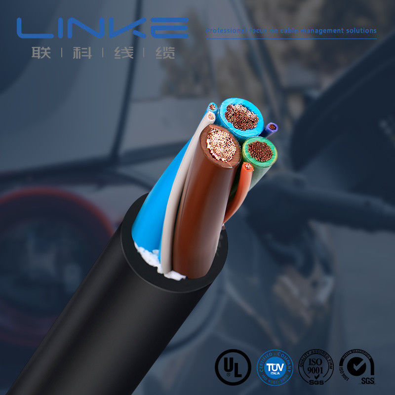 600V 16A 구리 코어 EV 충전 케이블 AC EV 와이어 고속 충전용