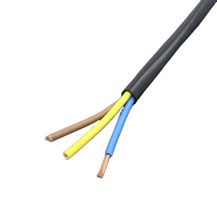 2 코어 구리 전선 PVC 전력 케이블 2.5mm 저전압 및 중전압