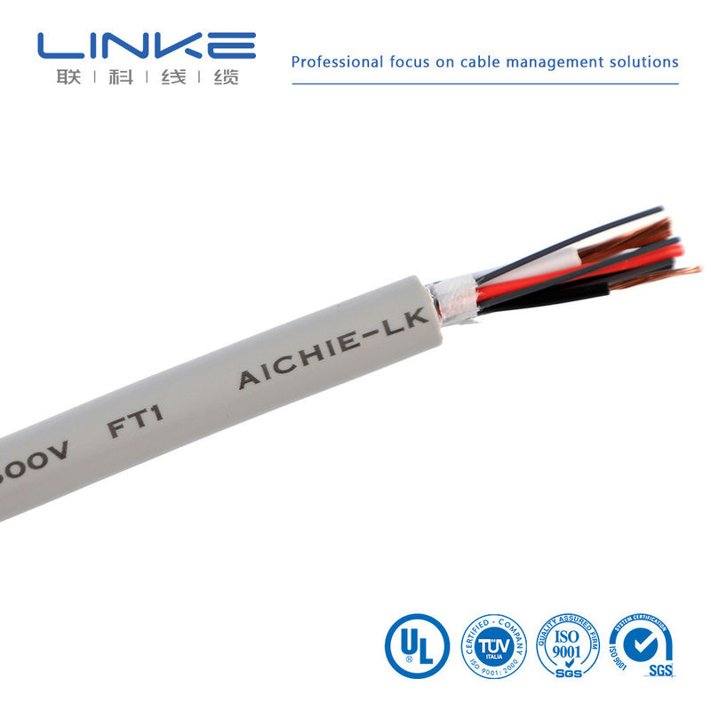 Custom Cable with Stranded Conductor and Insulated UL Shielded PVC Power Electric Wire