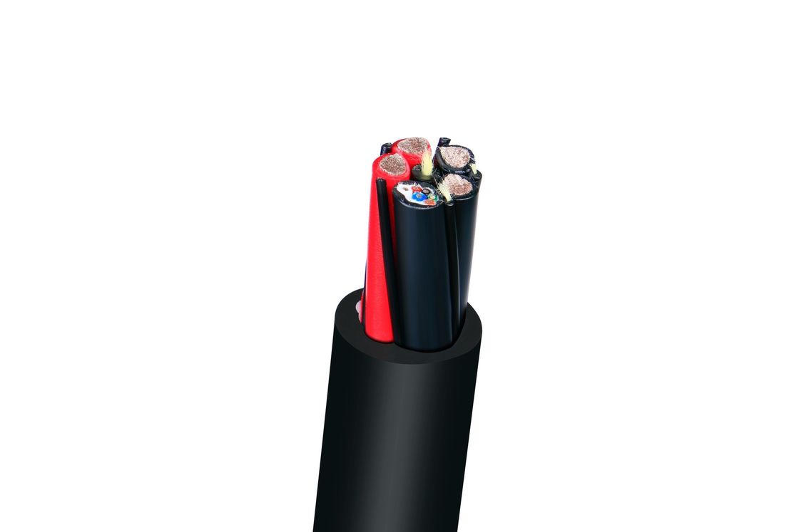 22AWG 산업 제어용 용품용 물 차단 가재와 벡트란 섬유로 된 수중 케이블