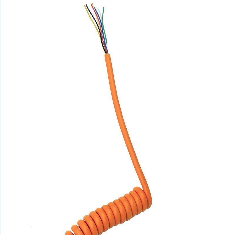 저전압 및 중전압 케이블 PVC 단열 틴 와이어 스프링 전기 나선 케이블