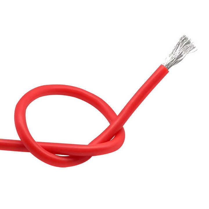오버헤드 18AWG 고온 유연한 부드러운 실리콘 전기 와이어 불 retardant 새로운 에너지 리?? 배터리 사용