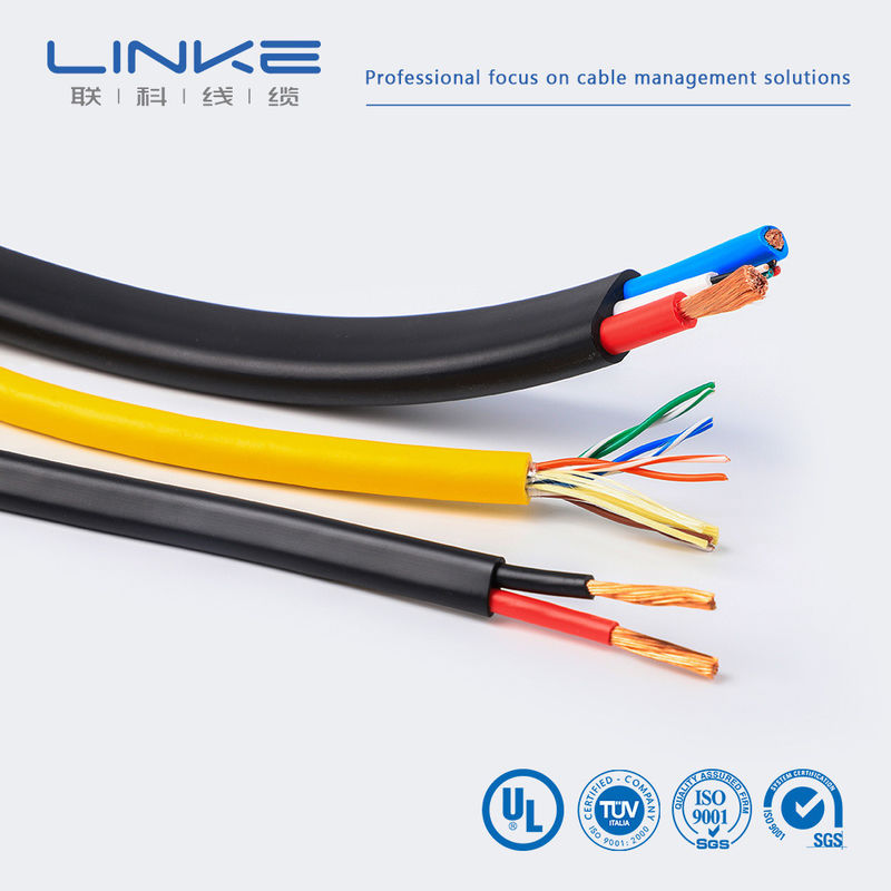 부드러운 구리 와이어 PVC 단열 산업 제어 케이블 60227 IEC 52 53rvv 다핵 제어 케이블
