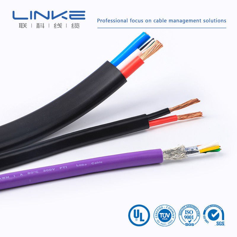 부드러운 구리 와이어 PVC 단열 산업 제어 케이블 60227 IEC 52 53rvv 다핵 제어 케이블