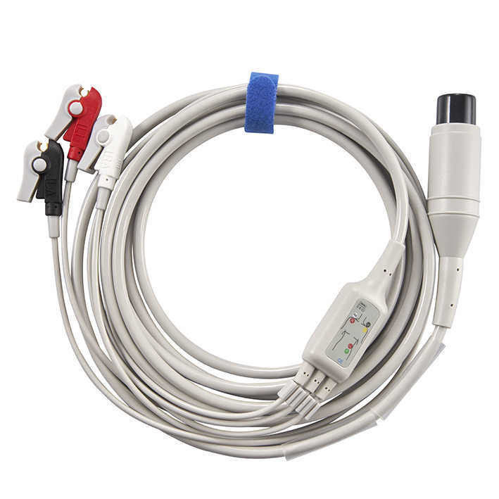 TPU 껍질 ECG 케이블 캔 코퍼 코어 및 의료 장비에 대한 사용자 정의 옵션