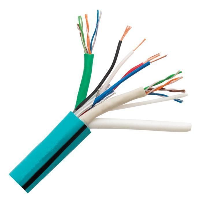 바 naked Copper 750hm Coaxial Cable 100m Rg174 전류 300V PVC 재킷과 케이블