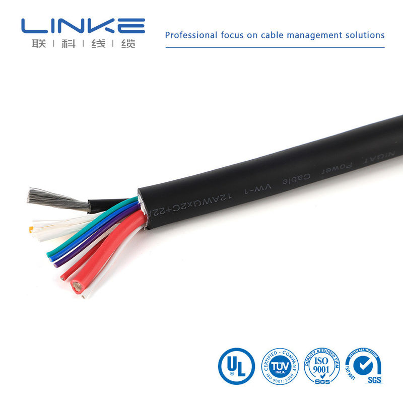 저전압 및 중전압 애플리케이션을 위한 고전압 듀얼 쉴딩 틴 구리 자동차 케이블