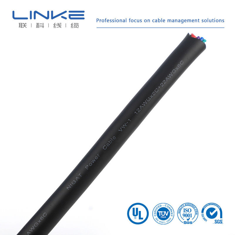 저전압 및 중전압 애플리케이션을 위한 고전압 듀얼 쉴딩 틴 구리 자동차 케이블