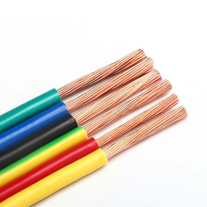 1.5mm 2.5mm 주석 도금 구리 도체 및 PVC 절연 내화 전기 전선