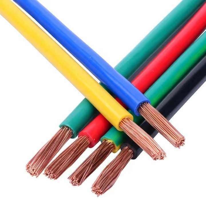 전자 케이블 구리 와이어 Bvr 0.5-16mm2 집 전선 전기 케이블 PVC 와이어