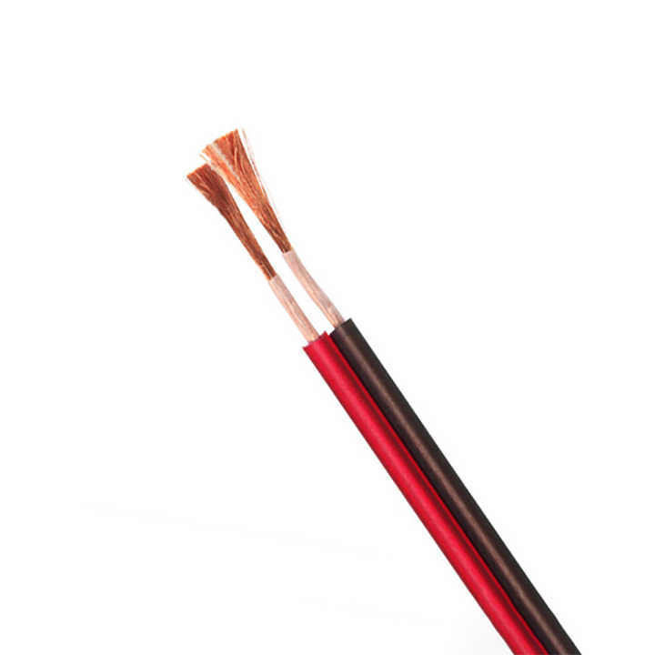 UL2468 PVC 단열 구리 스피커 와이어 2 코어 유연 케이블