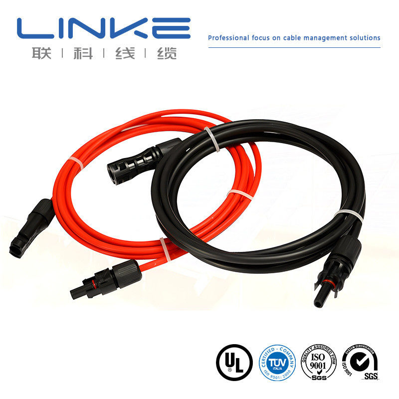 저중압 10AWG PVC 자켓 태양 전지 케이블 자동차 태양광 에너지 저장