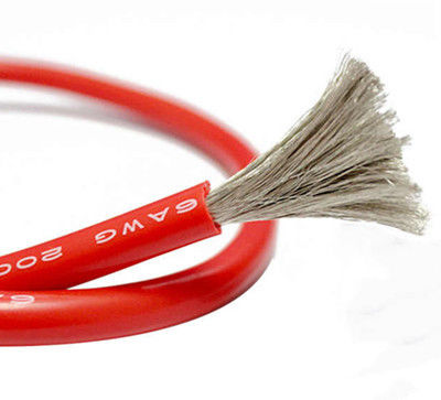 착용 저항성 높은 유연성 전기 설비용 고온 저항성 실리콘 단열 구리 케이블