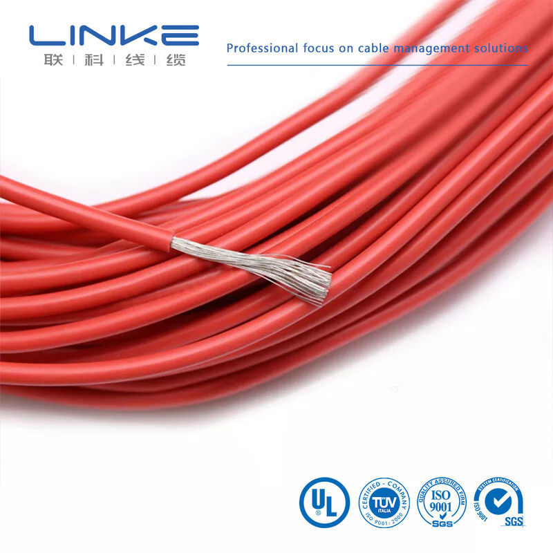 UL3135 실리콘 고무 와이어 30 28 26 24 22 20 18 16 14 12 10 AWG 단열 부드러운 구리 전자 LED 램프 조명 케이블
