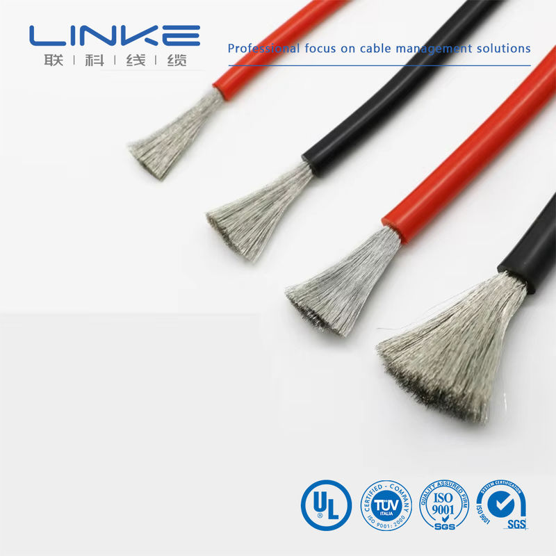 슈퍼 플렉시블 하이 실리콘 와이어 불 retardant 열 저항성 실리콘 와이어 10awg 8awg 6awg 4awg 2awg